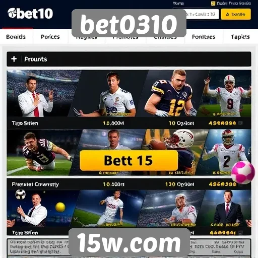 Promoções e bônus oferecidos na plataforma bet0310