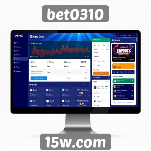 Análise da interface do usuário no site bet0310